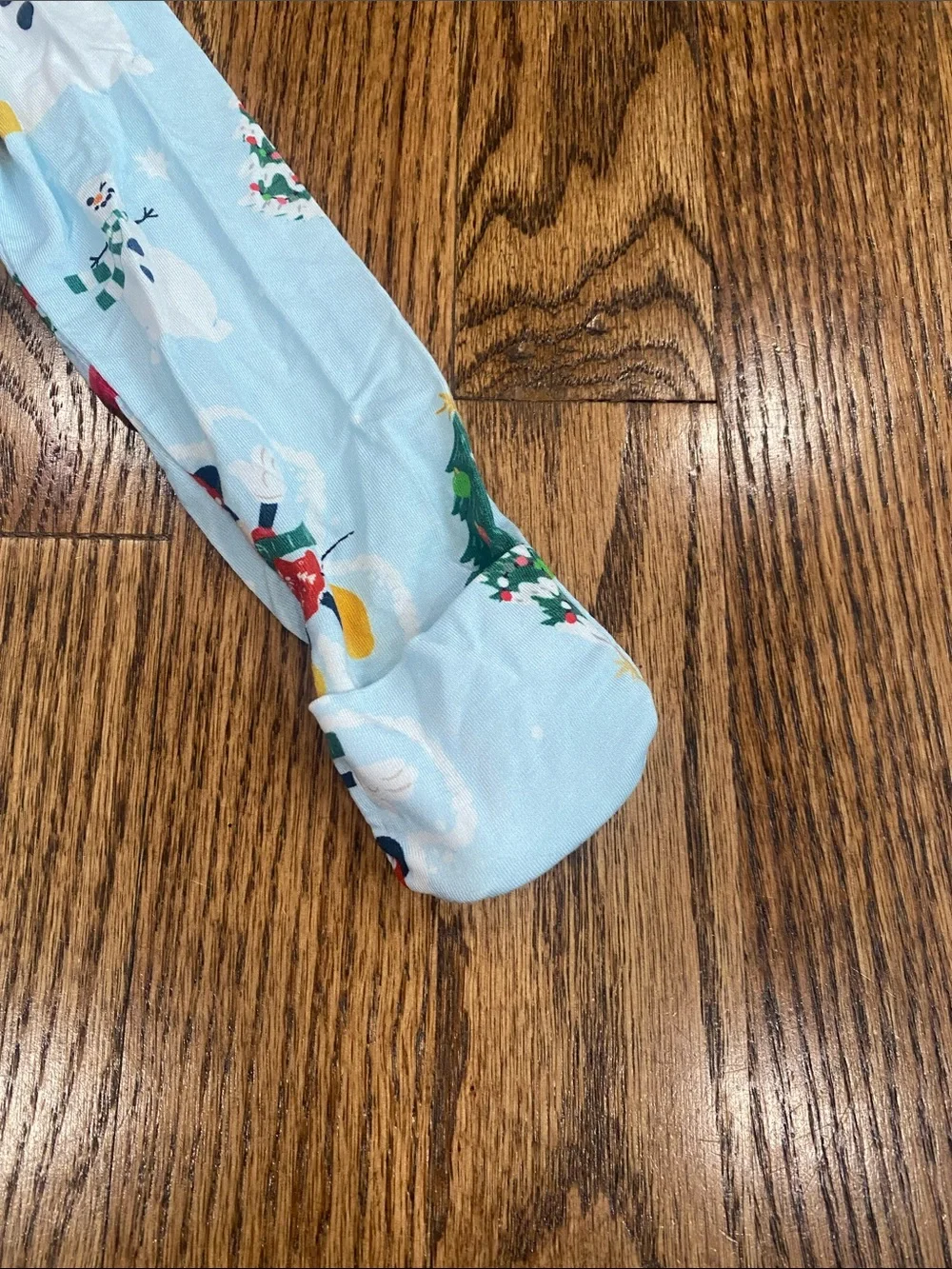 Magnetic Me Disney Mickey and Me Snow Excited bamboo footie, size 6-9 months.